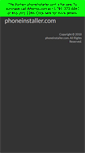 Mobile Screenshot of phoneinstaller.com
