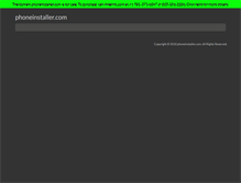 Tablet Screenshot of phoneinstaller.com
